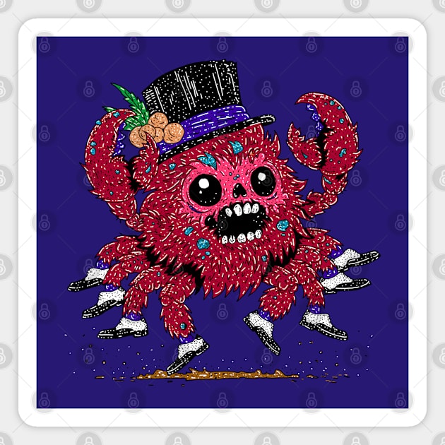 Soft Shoe Crab Zombie Magnet by H. R. Sinclair